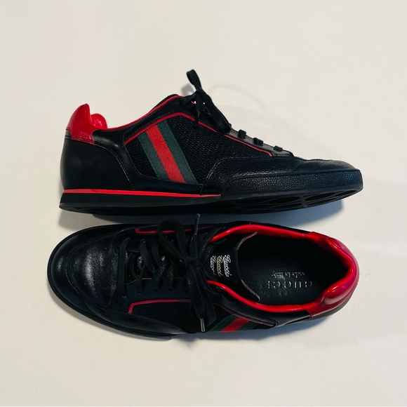 Gucci Other - Gucci Vintage Tennis 83 Web Low Top Men’s Sneakers Size 7